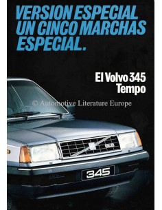 1982 VOLVO 345 BROCHURE SPAANS
