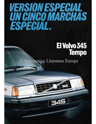 1982 VOLVO 345 BROCHURE SPANISH