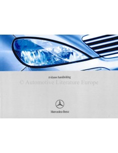 2003 MERCEDES BENZ A KLASSE INSTRUCTIEBOEKJE NEDERLANDS