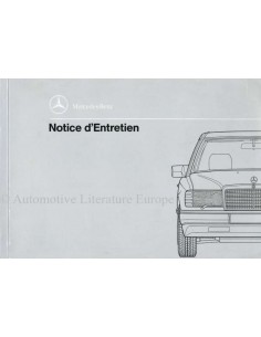 1991 MERCEDES BENZ E KLASSE INSTRUCTIEBOEKJE FRANS