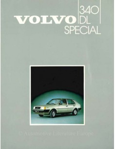 1985 VOLVO 340 DL SPECIAL BROCHURE DUTCH