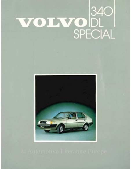 1985 VOLVO 340 DL SPECIAL PROSPEKT NIEDERLÄNDISCH