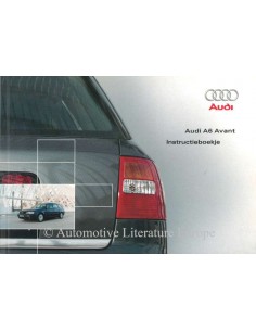 2002 AUDI A6 AVANT BETRIEBSANLEITUNG NIEDERLÄNDISCH