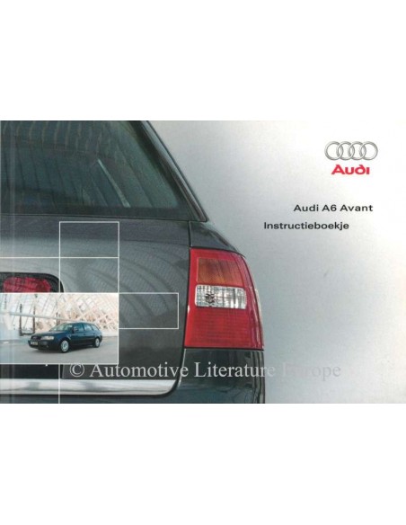 2002 AUDI A6 AVANT BETRIEBSANLEITUNG NIEDERLÄNDISCH