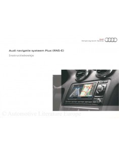 2010 AUDI RNS-E INSTRUCTIEBOEKJE NEDERLANDS