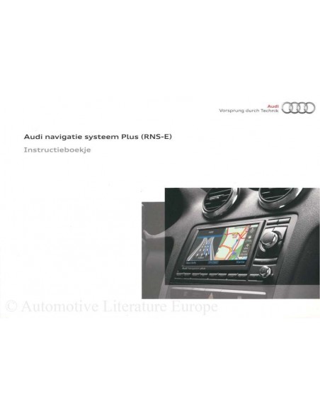2010 AUDI RNS-E OWNER'S MANUAL DUTCH