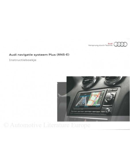 2010 AUDI RNS-E BEDIENUNGSANLEITUNG NIEDERLÄNDISCH