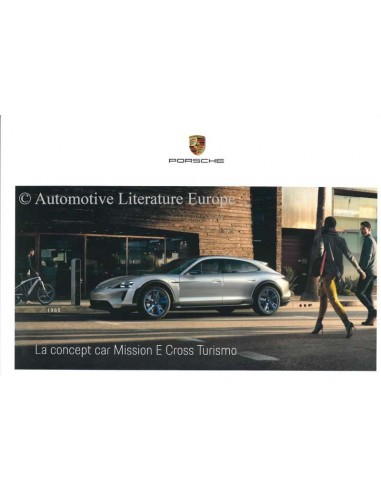 2018 PORSCHE MISSON E CROSS TURISMO BROCHURE ITALIAN