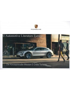 2018 PORSCHE MISSON E CROSS TURISMO BROCHURE DUITS