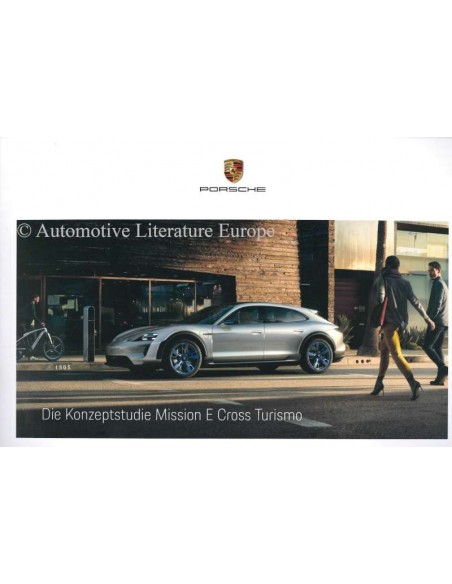 2018 PORSCHE MISSON E CROSS TURISMO BROCHURE GERMAN