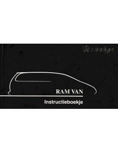 2011 DODGE RAM VAN INSTRUCTIEBOEKJE NEDERLANDS