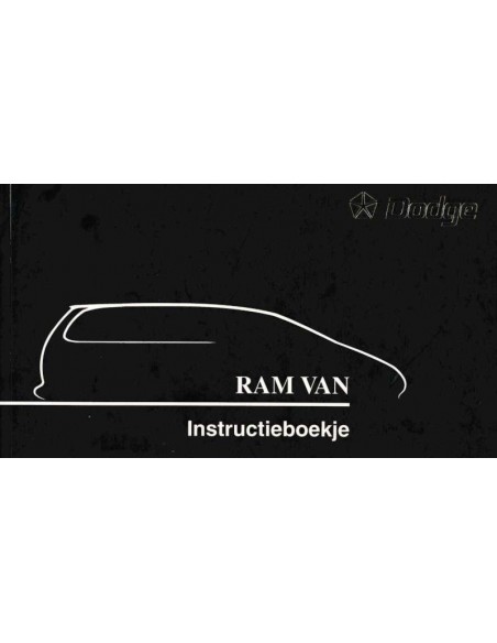 2011 DODGE RAM VAN INSTRUCTIEBOEKJE NEDERLANDS