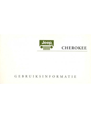 2006 JEEP CHEROKEE OWNER'S MANUAL DUTCH