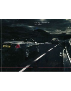 2018 ROLLS ROYCE GHOST, WRAITH & DAWN BLACK BADGE BROCHURE ENGELS