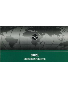 2008 CHRYSLER 300M OWNER'S MANUAL DUTCH