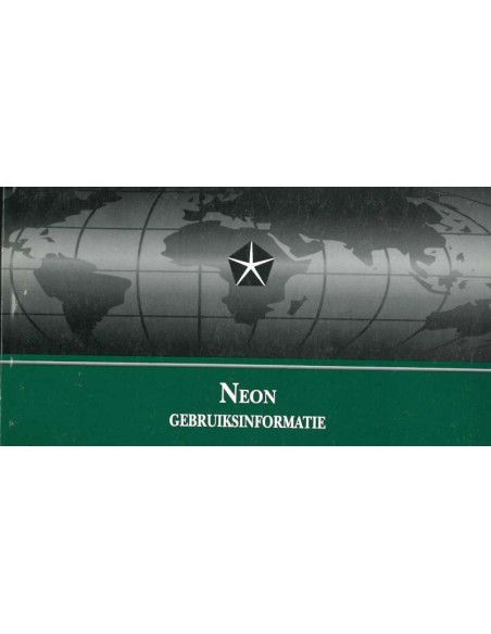 1999 CHRYSLER NEON BETRIEBSANLEITUNG NIEDERLÄNDISCH