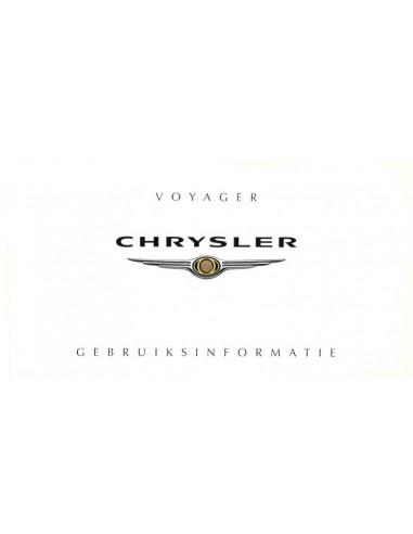2007 CHRYSLER VOYAGER OWNER'S MANUAL DUTCH
