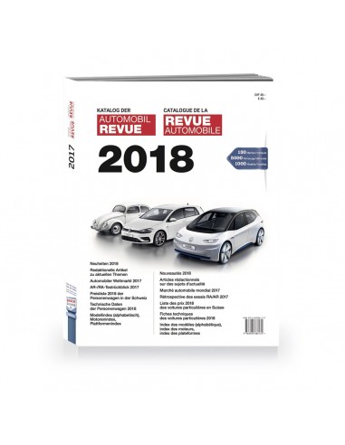 2018 AUTOMOBIL REVUE YEARBOOK GERMAN FRENCH