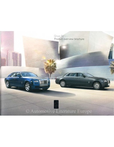 2014 ROLLS ROYCE GHOST BROCHURE ENGELS