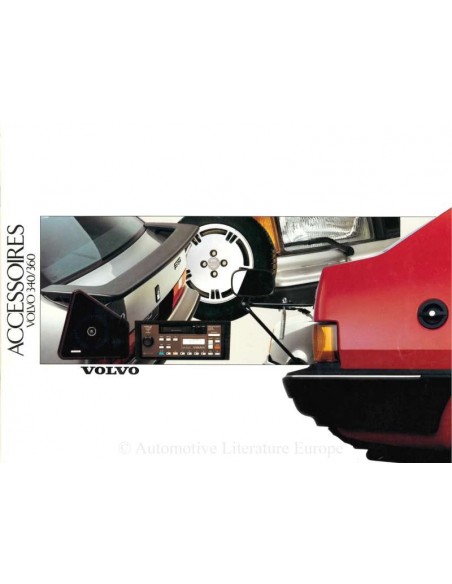 1990 VOLVO 340 / 360 ACCESSORIES BROCHURE DUTCH