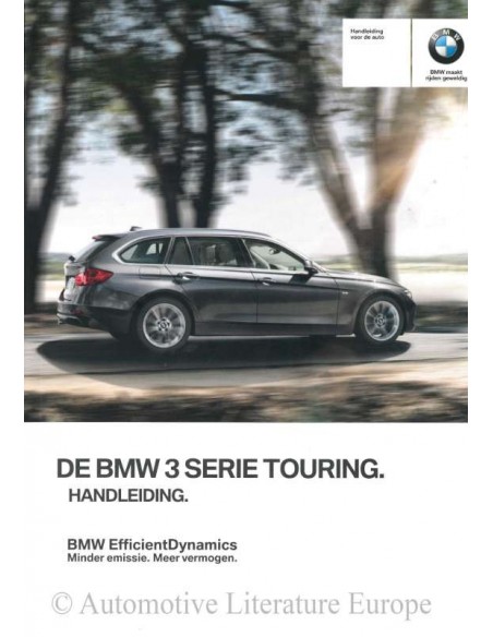 2015 BMW 3ER TOURING BETRIEBSANLEITUNG NIEDERLÄNDISCH