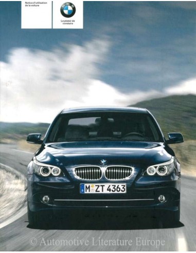 2007 BMW 5 SERIE INSTRUCTIEBOEKJE FRANS