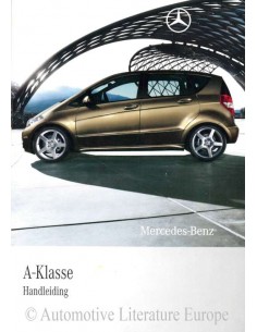 2010 MERCEDES BENZ A CLASS OWNERS MANUAL DUTCH