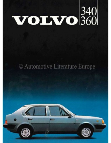 1983 VOLVO 340 / 360 BROCHURE NIEDERLÄNDISCH