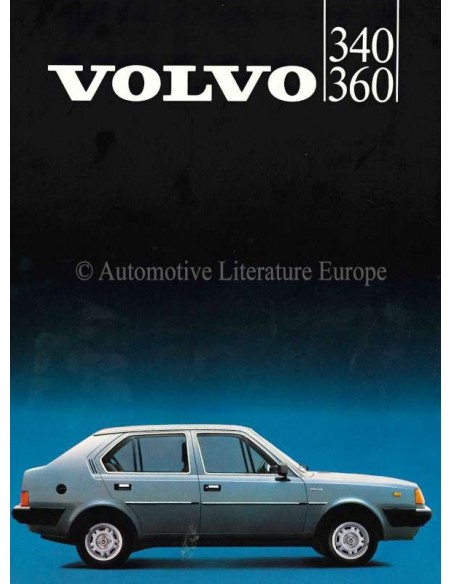 1983 VOLVO 340 / 360 BROCHURE DUTCH