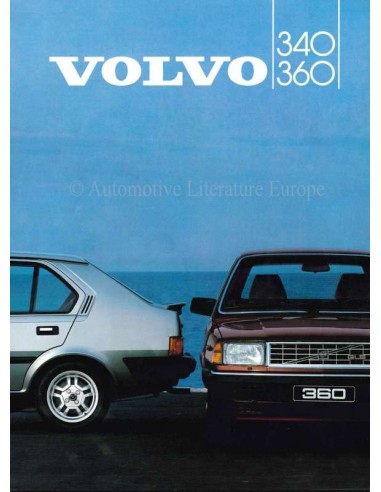 1984 VOLVO 340 / 360 BROCHURE DUTCH