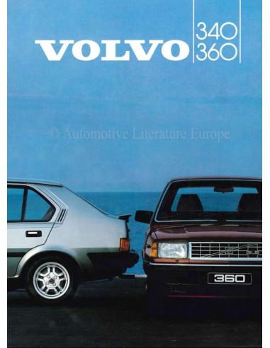1984 VOLVO 340 / 360 BROCHURE NEDERLANDS