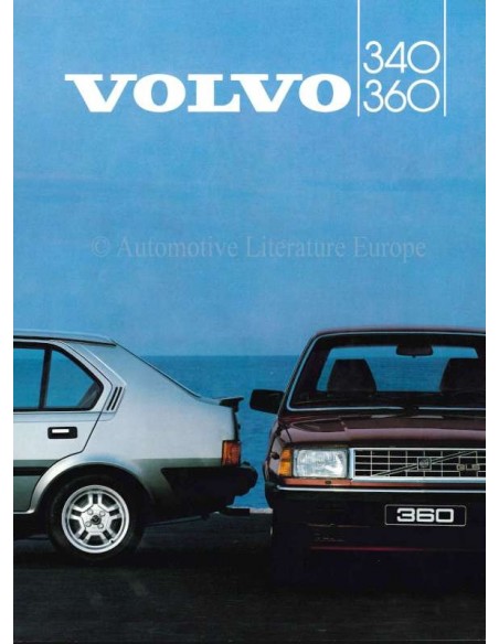 1984 VOLVO 340 / 360 PROSPEKT NIEDERLÄNDISCH