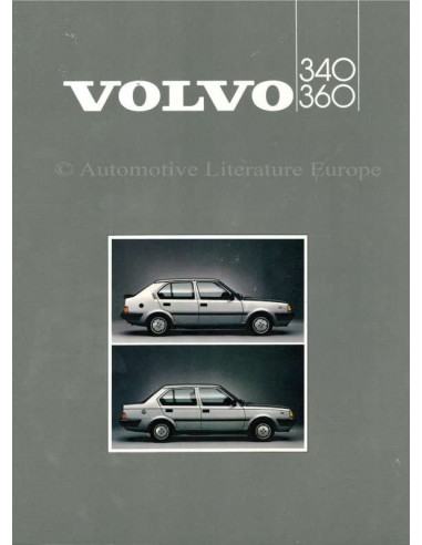 1985 VOLVO 340 / 360 PROSPEKT FRÄNZOSISCH
