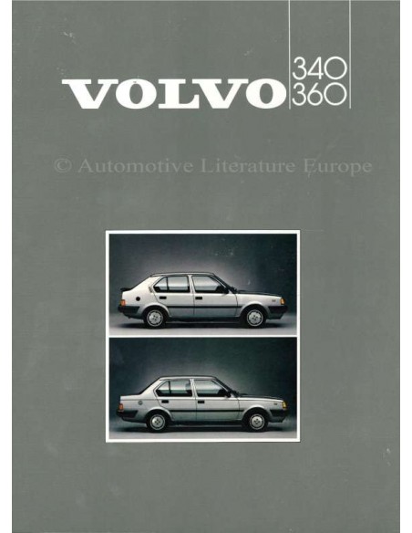 1985 VOLVO 340 / 360 BROCHURE FRENCH