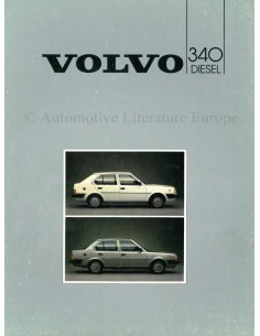 1985 VOLVO 340 DIESEL BROCHURE DUTCH
