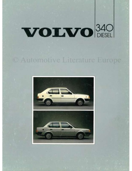 1985 VOLVO 340 DIESEL PROSPEKT NIEDERLÄNDISCH
