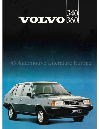 1983 VOLVO 340 / 360 BROCHURE DUTCH