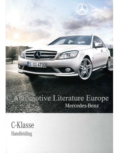 2009 MERCEDES BENZ C CLASS OWNERS MANUAL HANDBOOK DUTCH