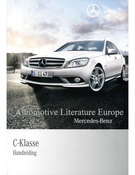 2009 MERCEDES BENZ C KLASSE INSTRUCTIEBOEKJE NEDERLANDS
