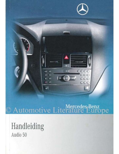 2009 MERCEDES BENZ RADIO AUDIO 50 OWNERS MANUAL DUTCH