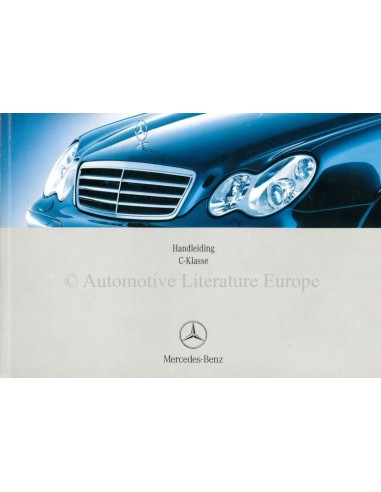 2005 MERCEDES BENZ C KLASSE INSTRUCTIEBOEKJE NEDERLANDS