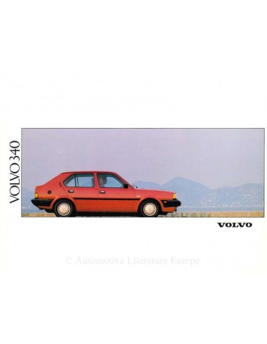 1991 VOLVO 340 BROCHURE DUTCH
