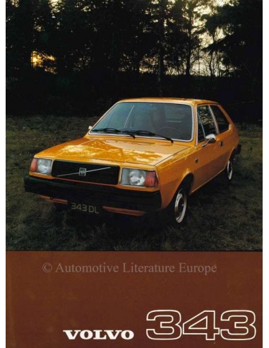 1976 VOLVO 343 LEAFLET NEDERLANDS