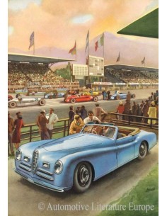 1948 ALFA ROMEO 6C SPORT & SUPER SPORT LEAFLET ENGLISH