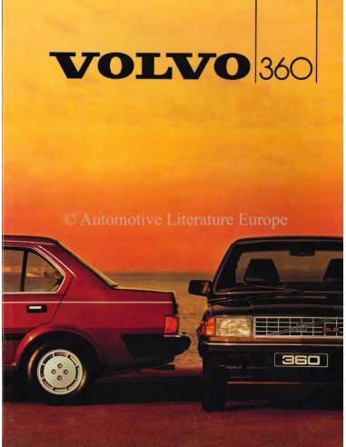 1984 VOLVO 360 BROCHURE DUITS
