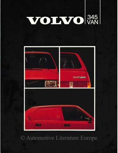 1982 VOLVO 345 VAN BROCHURE NEDERLANDS