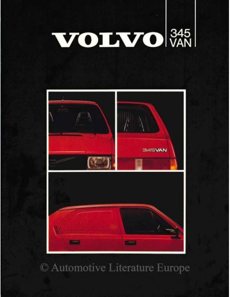 1982 VOLVO 345 VAN BROCHURE NEDERLANDS