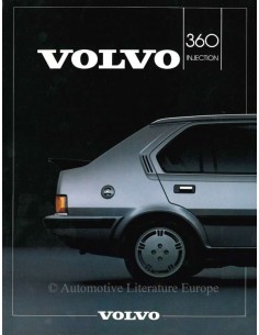 1984 VOLVO 360 INJECTION DATENBLATT NIEDERLÄNDISCH