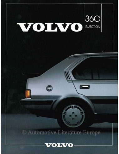 1984 VOLVO 360 INJECTION LEAFLET DUTCH