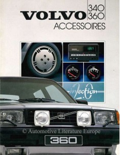 1985 VOLVO 340 / 360 ACCESSOIRES BROCHURE NEDERLANDS